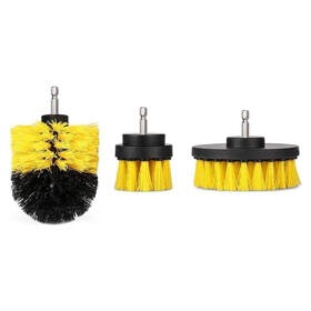 BROTHERS Carpet Brush Set With Drill Attachment (3Pcs)