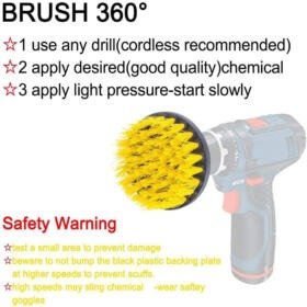 BROTHERS Carpet Brush Set With Drill Attachment (3Pcs) (4)