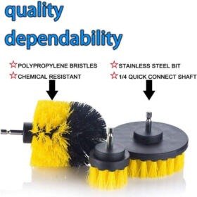 BROTHERS Carpet Brush Set With Drill Attachment (3Pcs) (5)