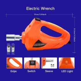 طقم شنطة شخصي (كوريك تمساح + مسدس فك وربط) صيني يعمل علي ولاعة – 2 طن