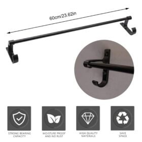 ماسورة برازرز سوداء لتعليق فوط ودوسات كار كير