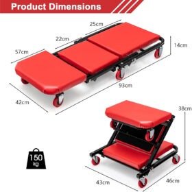 زحافة ميكانيكي + كرسي جي إي سي للانزلاق اسفل السيارة (3)